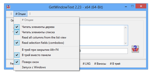 GetWindowText Пример