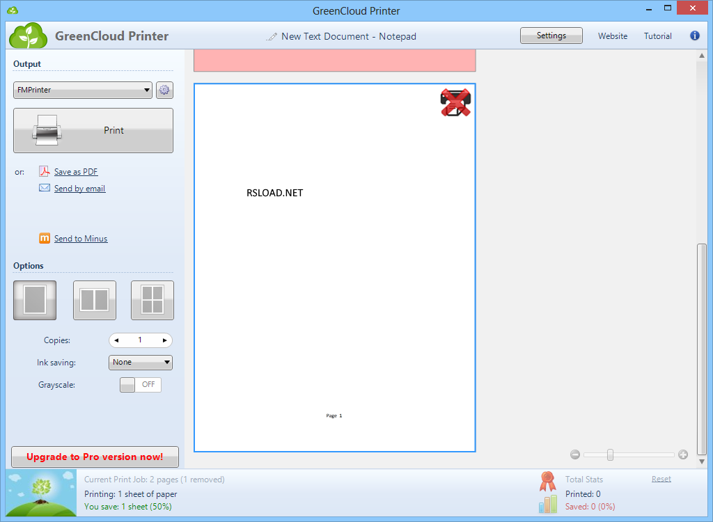 GreenCloud Printer Pro