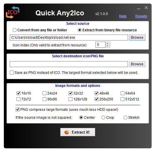 Quick Any2Ico Скачать