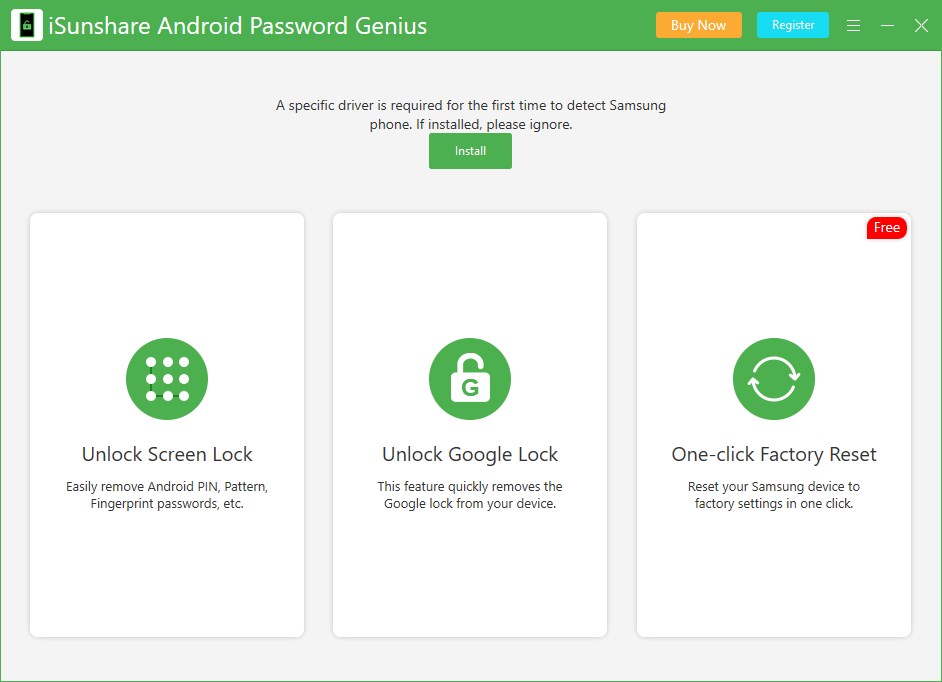 iSunshare Android Password Genius