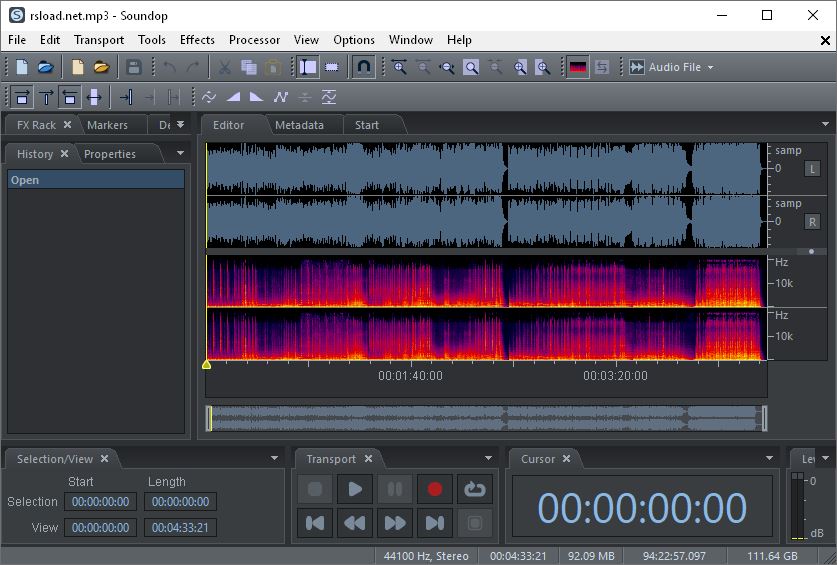 Soundop Audio Editor