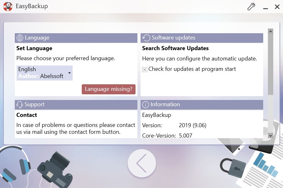 Abelssoft EasyBackup русская версия