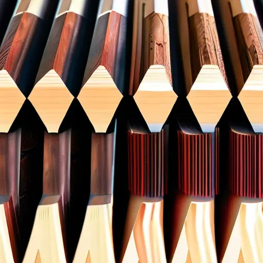 Обработка древесины с учетом текстуры, плотности и направления волокон